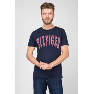 Tommy Hilfiger pánské tmavě modré tričko College - XL (423)